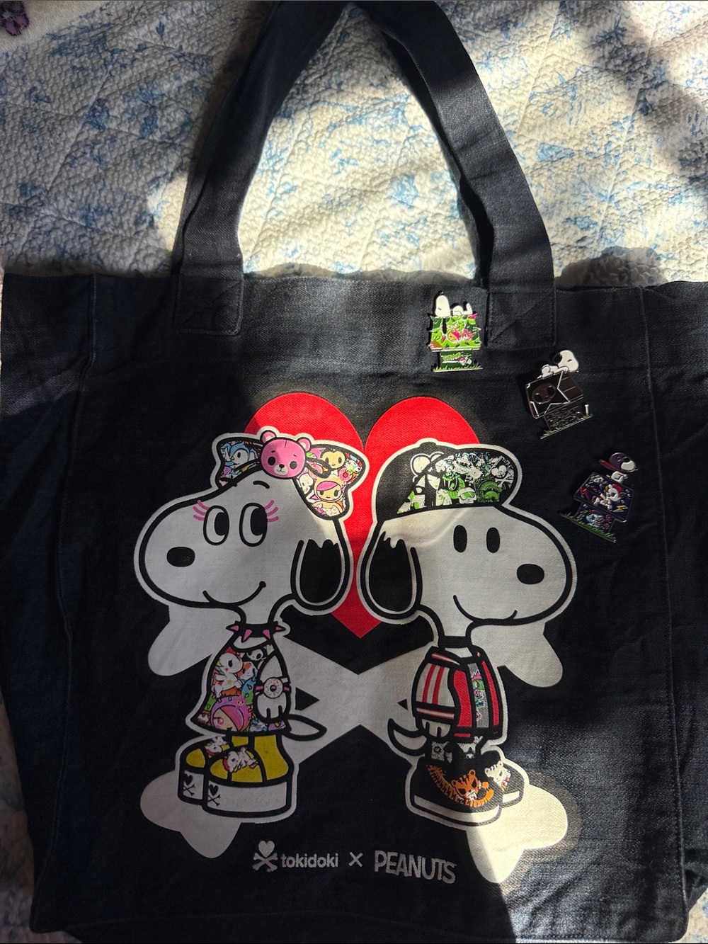 Takidoki X Peanuts  3 pins ( some collaboration) New without tags